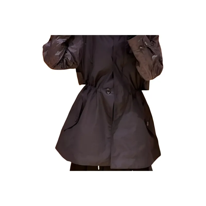 LOUIS VUITTON Monogram Accent Oversized Parka-2