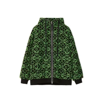LOEWE Anagram Jacquard Fleece Parka