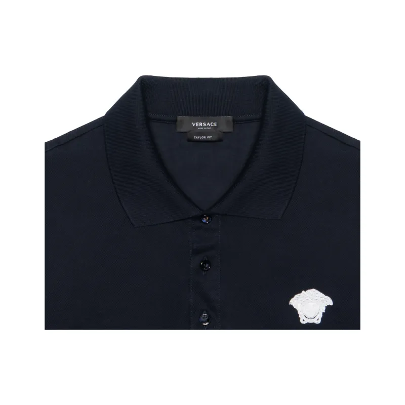 VERSACE VERSACE Polo Shirt Men's Navy-4