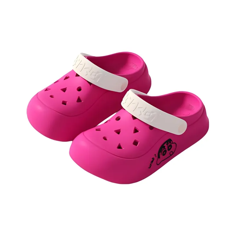 Ming Sheng Crayon Shin Chan Clogs Summer Platform Squashy And Bouncy Feeling Cute Slip Resistant Versatile Slippers-11