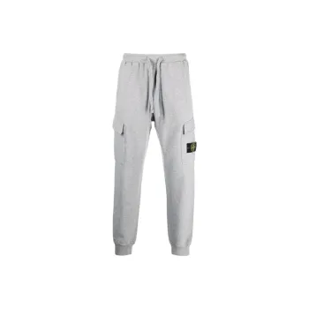 STONE ISLAND Cargo Pants Men Gray