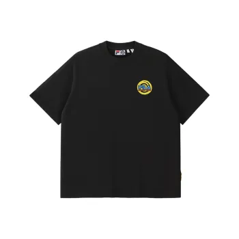 FILA FUSION x ROUND TWO SS25 T Shirt Unisex Jet Black BK