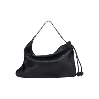 MARNI Sheepskin Tote Bag, Shopping Bag, Hobo Bag, Shoulder Bag Medium Size Women's Black