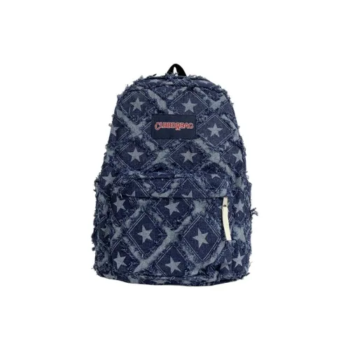 HCXK Denim Backpack Unisex Royal Blue/Blue/Light Blue