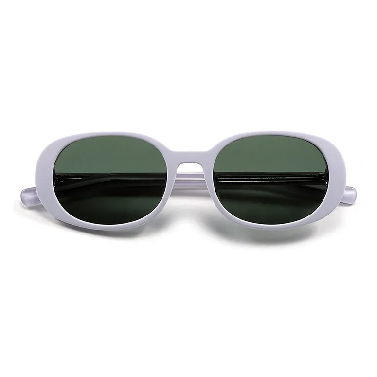 BOELEO Plate Frame Oval Sunglasses Women's-7