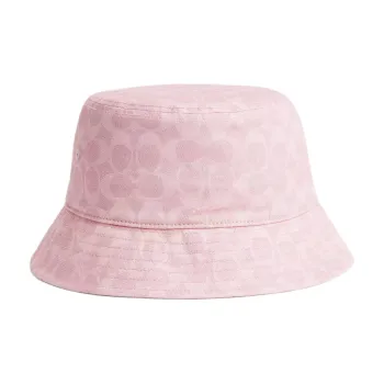 COACH Cotton Bucket Hats Women's Pink