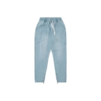 LUJIAMEN Jeans Unisex Light Blue