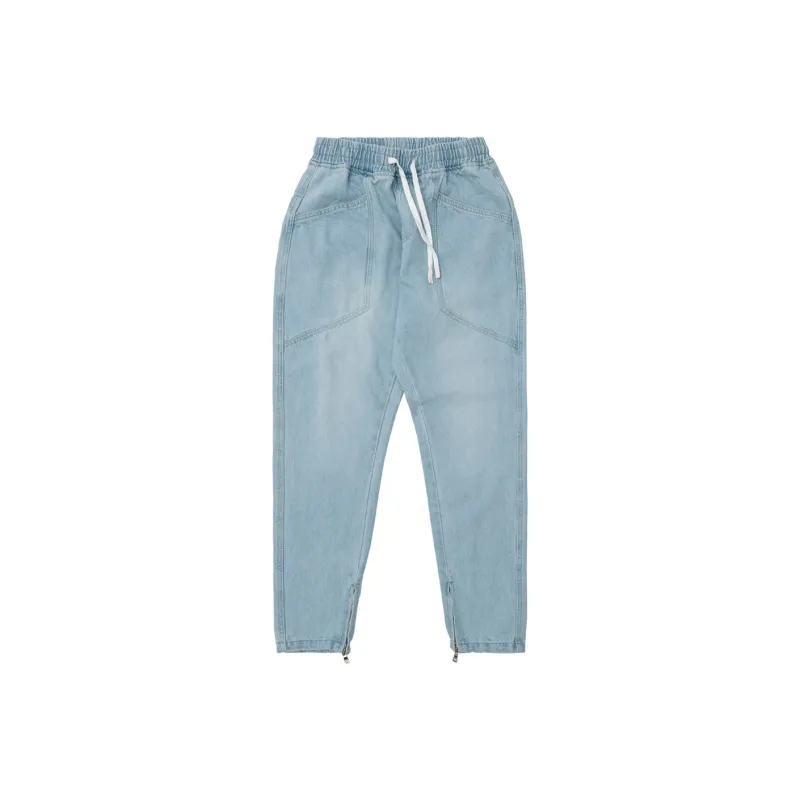 LUJIAMEN Jeans Unisex Light Blue-0
