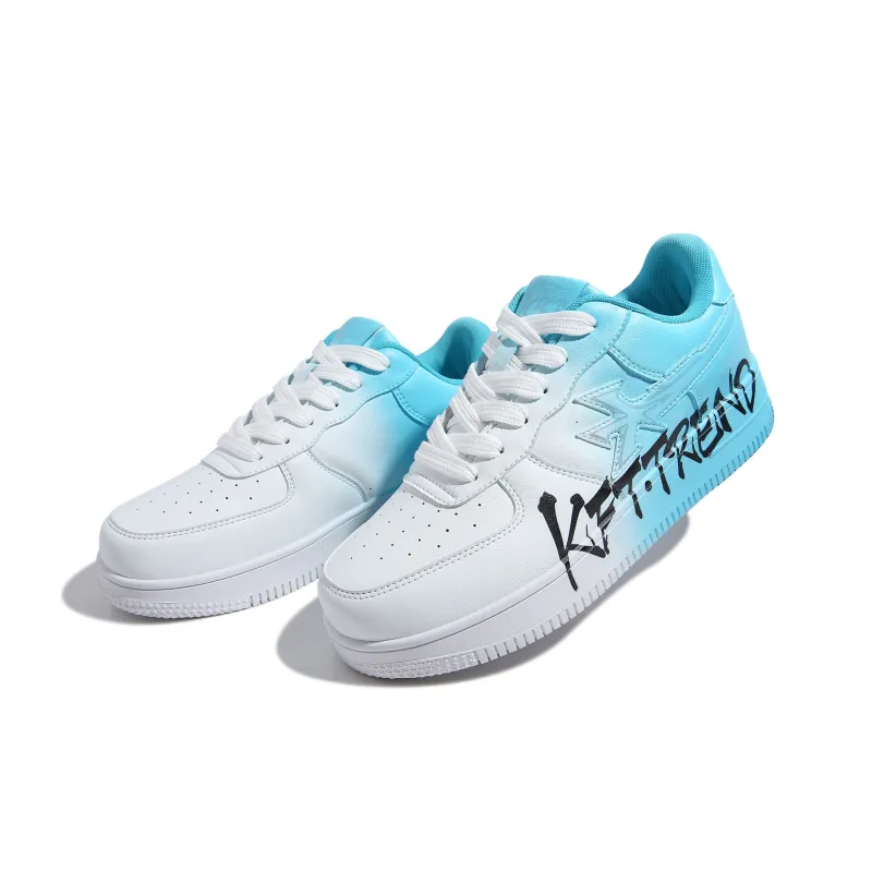 KFT Anti-Slip And Wear-Resistant Lightweight Height Increasing Low-Top Skateboard Shoes Unisex-10