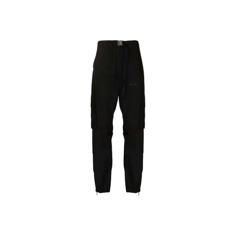 OFF WHITE FW21 Cargo Pants Men Black-0