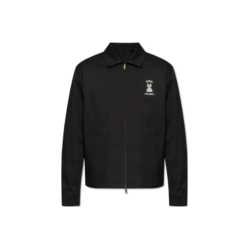 Iceberg Jackets Coats Men's Black-0