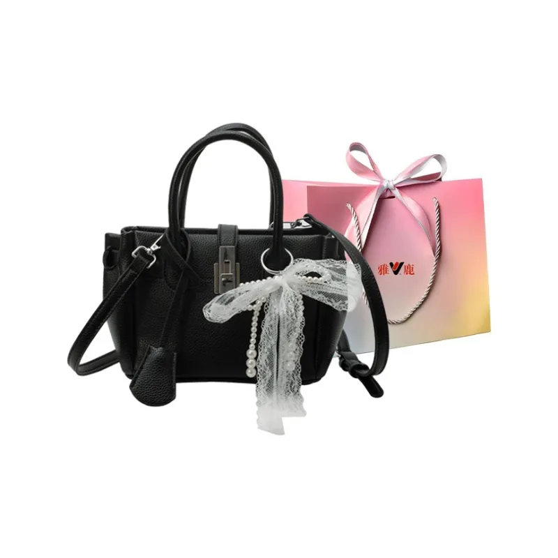 Yalu PU Handbag Women's White/Black/Khaki/Pink-19