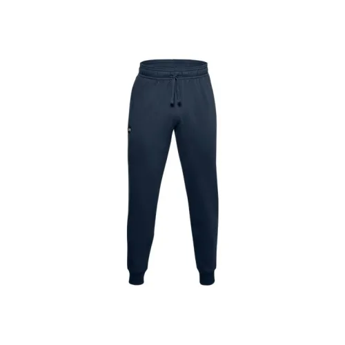 Under Armour Rival Knitted Sweatpants Men Preppy Blue