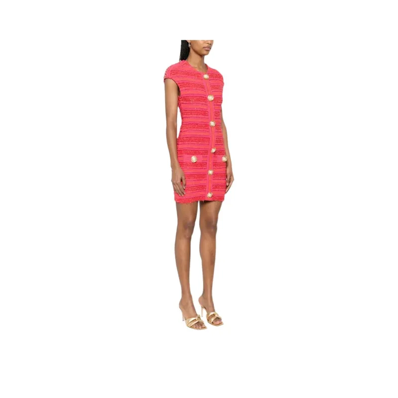 BALMAIN Tweed Mini Dress-3