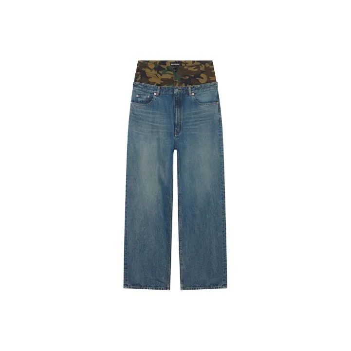 Balenciaga FW21 Jeans Men's Blue-0