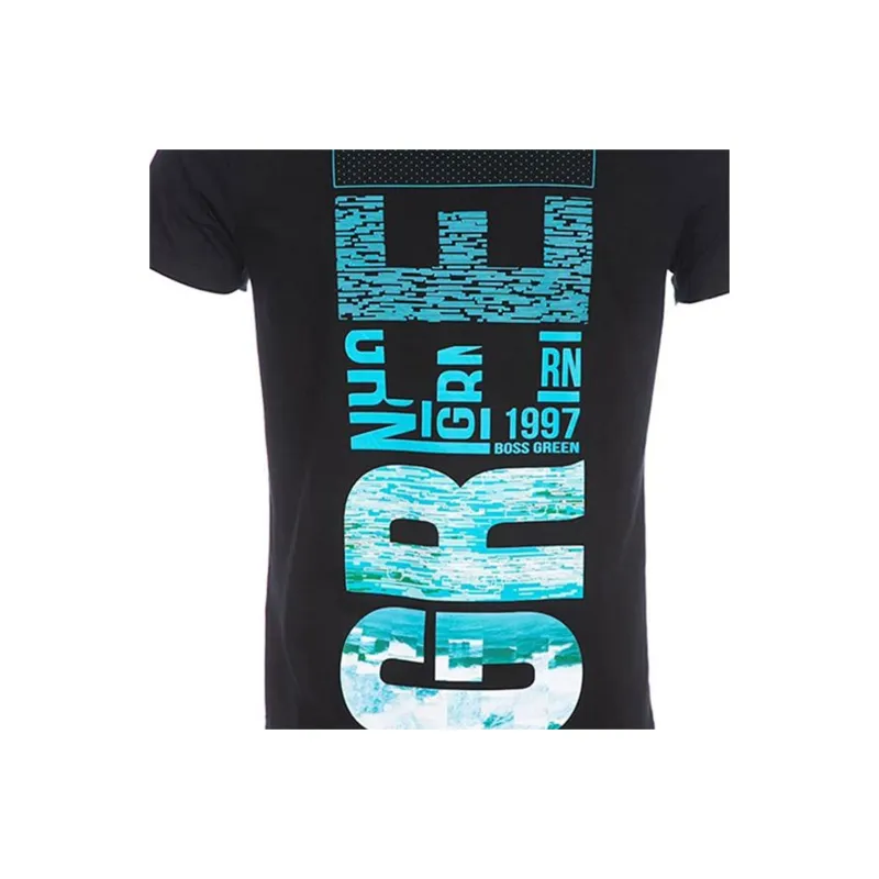 HUGO BOSS T Shirts Men Black-2