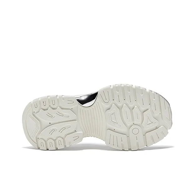 HR Abrasion Resistant Low Top Chunky Sneakers Women's White-4