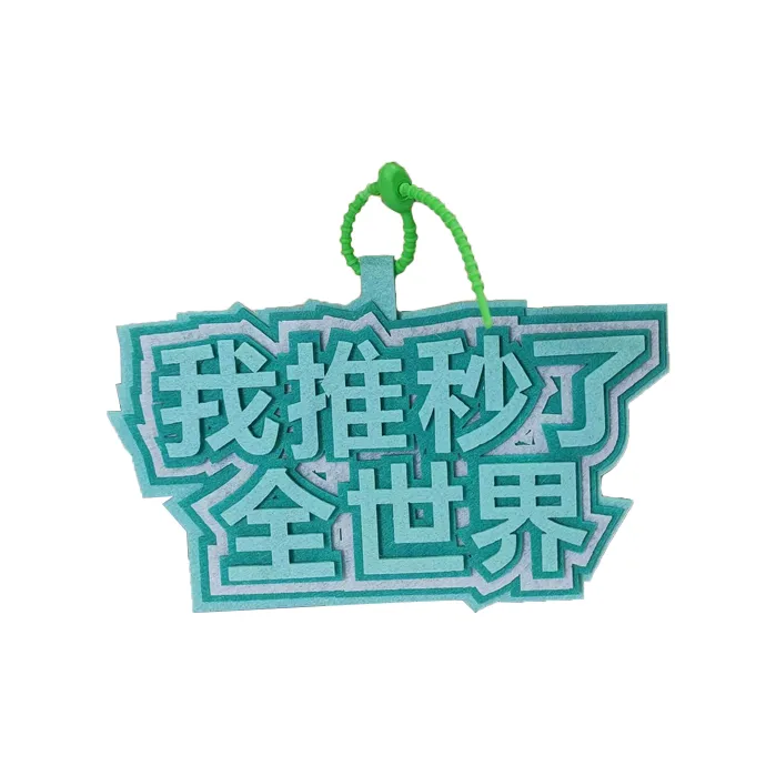 Yi Bu Kang Felt Cloth Mouthpiece Funny Creative Text Charm Unisex-4