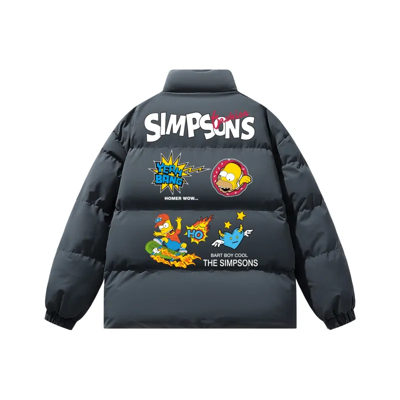 The Simpsons Puffer Jacket Unisex-16