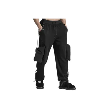 NORVINCY Western Outdoor Trendy Knitted Fabric Cargo Pants Unisex