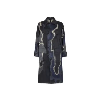 FENDI Trench Coats Men Black