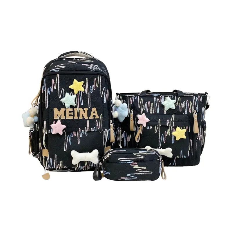 OUZIHUANG Nylon Combo Set Women's Multicolor-15