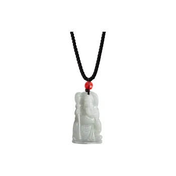 HUISHI Glutinous Jade Jadeite Necklaces Unisex