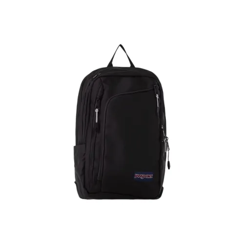 JanSport Fabric Backpack Medium Size Unisex Black
