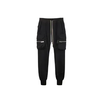 RICK OWENS/RO Cargo Pants Men's Plum