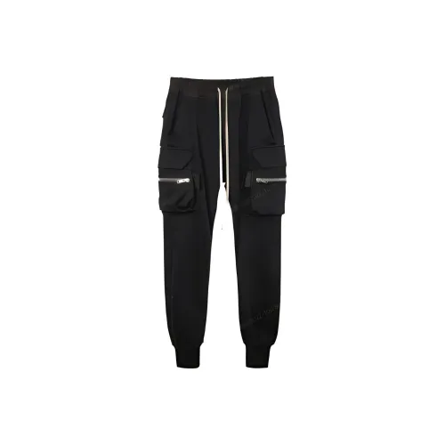 RICK OWENS/RO Cargo Pants Men's Plum