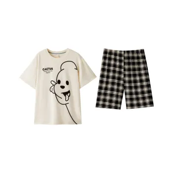 FENTENGCARE Pajama Set Men's White