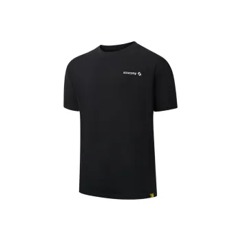 Saucony T Shirts Unisex Black