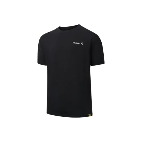 Saucony T Shirts Unisex Black