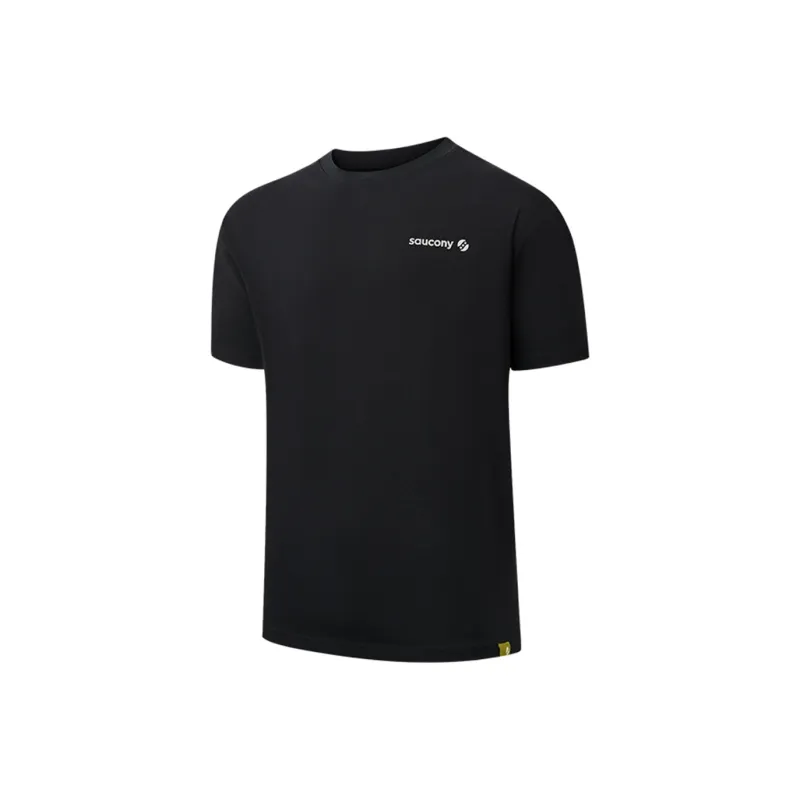 Saucony T Shirts Unisex Black-0