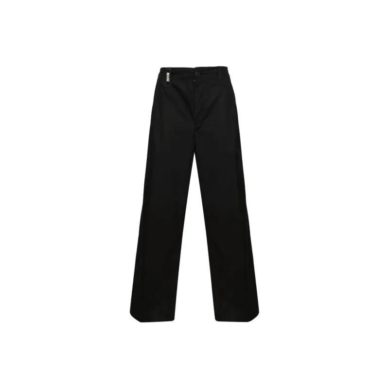VERSACE JEANS Couture Mid rise Wide leg Cropped Trousers-0