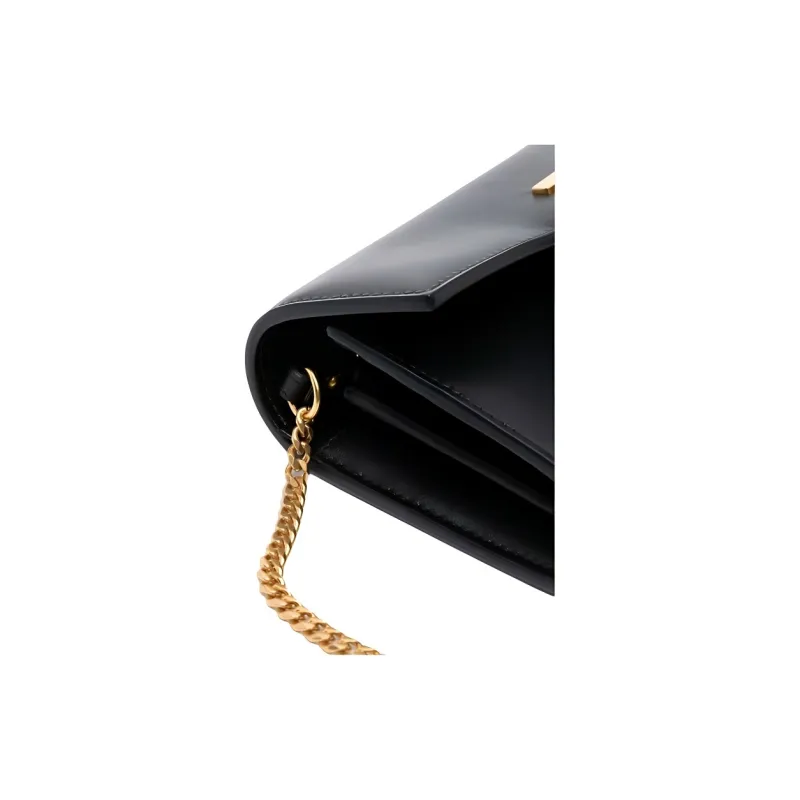BALMAIN B Buzz Logo Plaque Chained Wallet-3