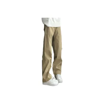TESTUNG Casual Pants Unisex Classic Black