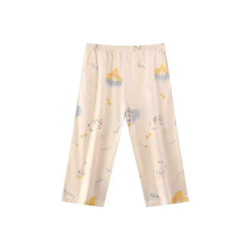 MADALLO Pajama Pants Women's Apricot-0