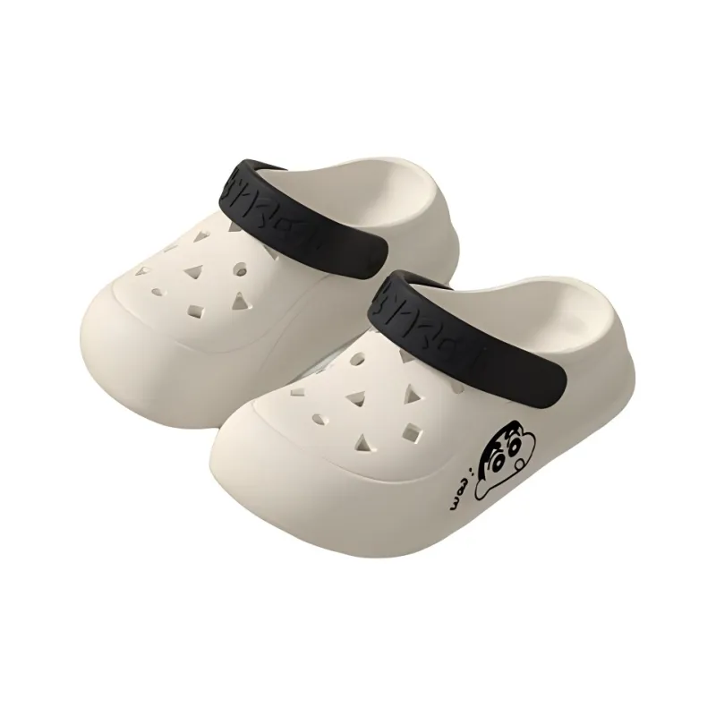 Ming Sheng Crayon Shin Chan Clogs Summer Platform Squashy And Bouncy Feeling Cute Slip Resistant Versatile Slippers-5