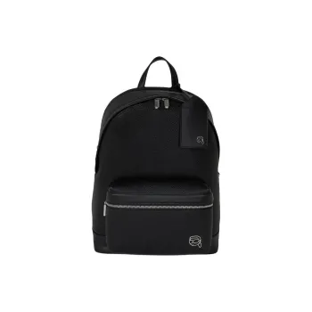 KARL LAGERFELD IKON Recycled Polyurethane Backpack Men's Black