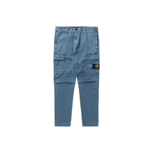 STONE ISLAND Cargo Pants Men's Blue