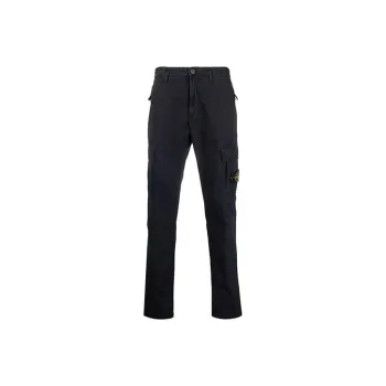 STONE ISLAND SS22 Casual Pants Men's Black