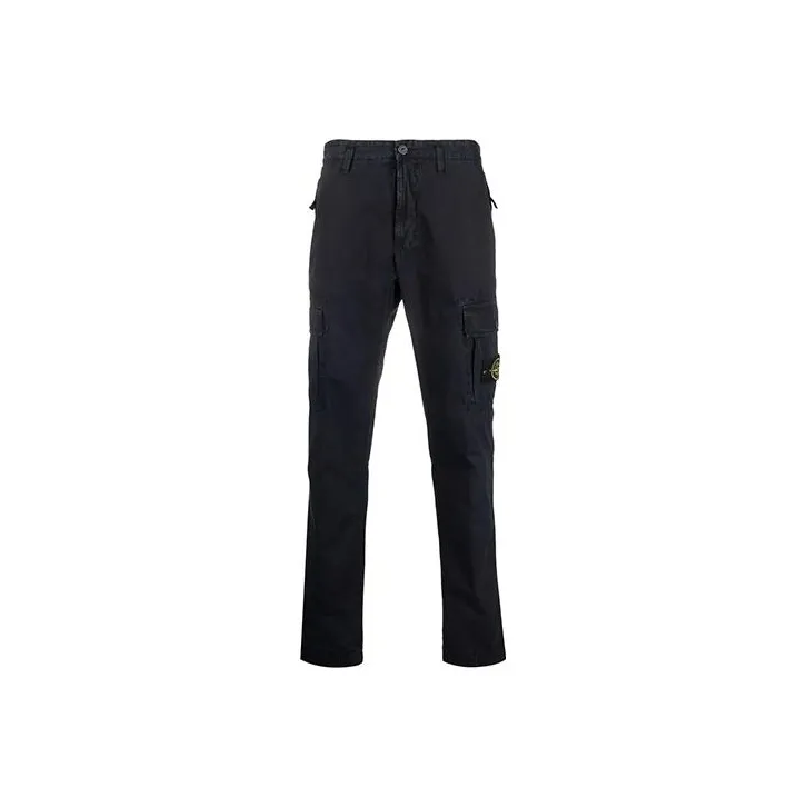 STONE ISLAND SS22 Casual Pants Men's Black-0