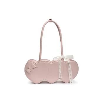 Bywhich PU Handbag Women's Pink