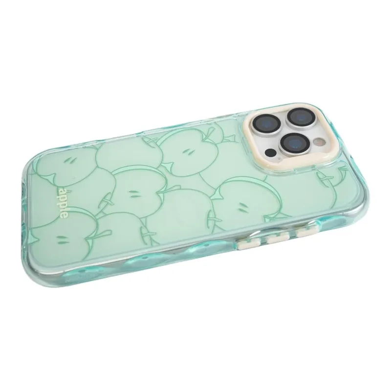 Sopi Acrylic Material Mint Green Full Screen Apple Phone Cases Compatible With IPhone 16/15 Pro Max/Apple 13/14 Pro/Max-3