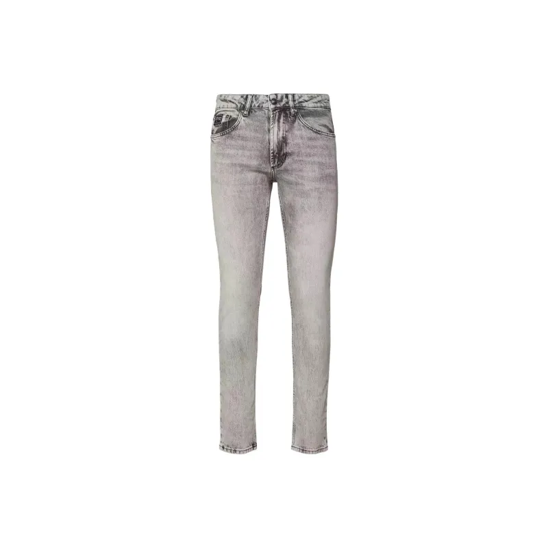 VERSACE JEANS COUTURE Logo Patch Straight Leg Jeans-0