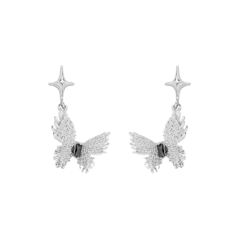KING OF BLING Alloy With Zircon Earrings Women's-0