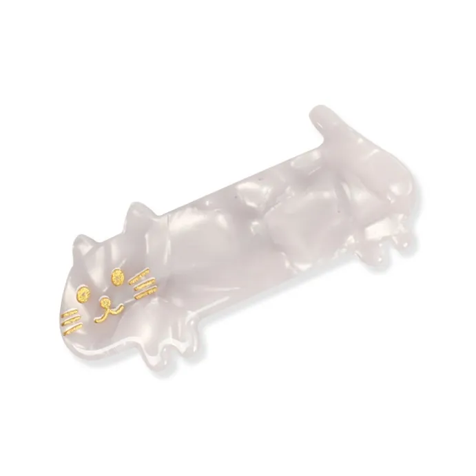 JINGLINGLONG Japanese Style Girlish Adorable Kitten Hair Slide Forehead Clip-7