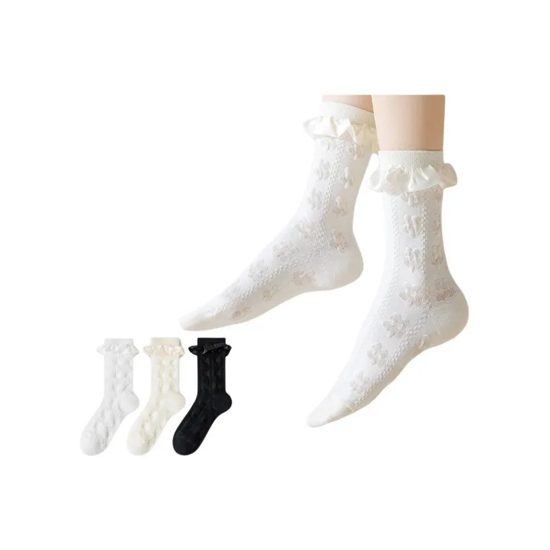 Temooues Mid Calf Socks Women's 3 Pack-1