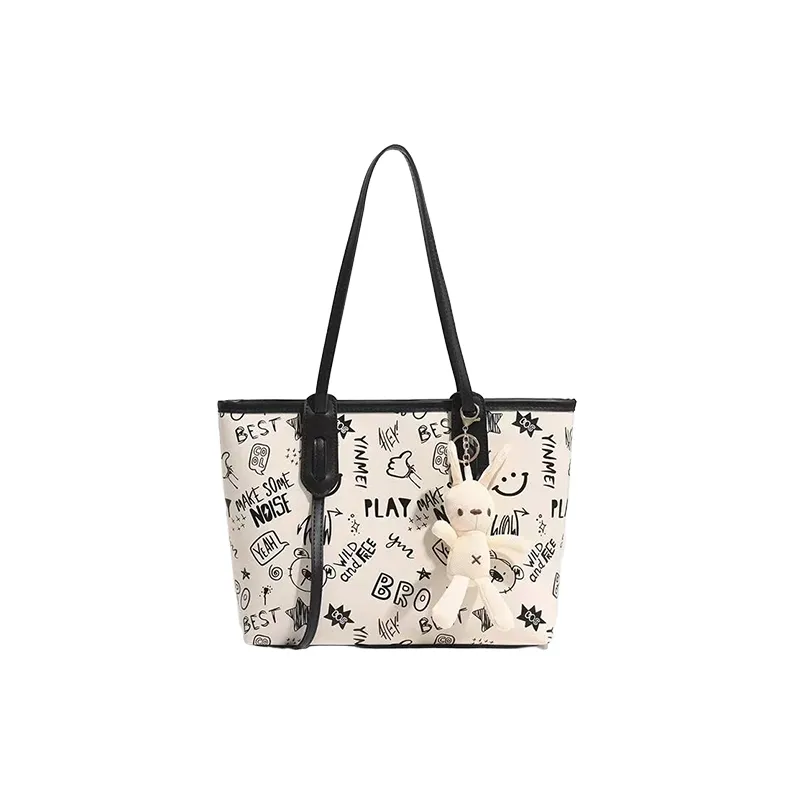 BEERUS PU Tote Bag, Shopping Bag, Shoulder Bag Unisex Multicolor-8
